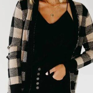 BeCool Buffalo Plaid Cardigan